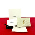 Saint Laurent Paris YSL Logo Hardware Leather