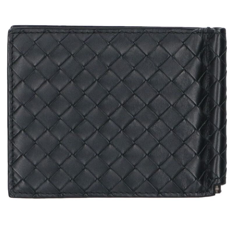 Bottega Veneta Intrecciato Leather Wallet with Money Clip