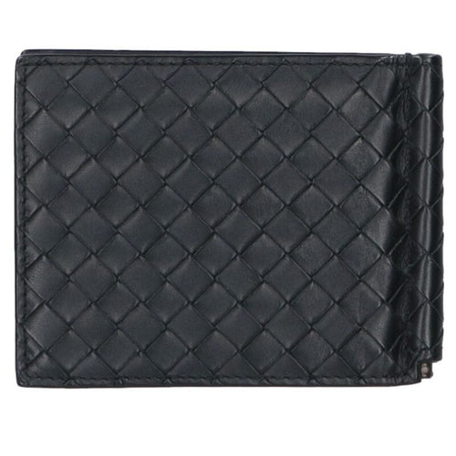Bottega Veneta Intrecciato Leather Wallet with Money Clip