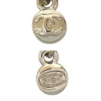 Chanel Box CC Logo Motif Plated Rhinestone Necklace — view 3