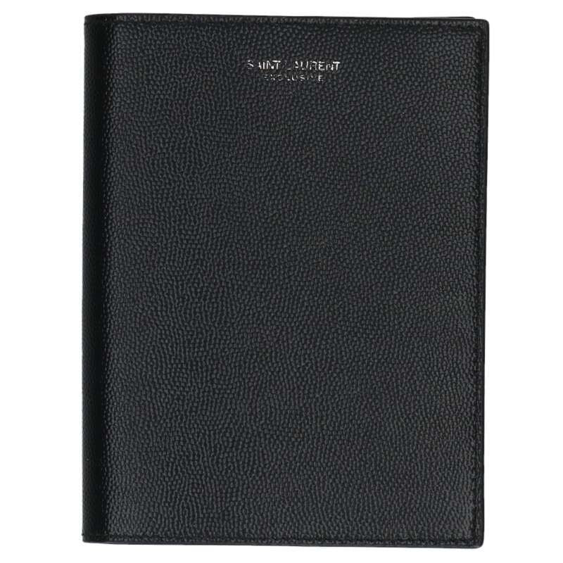 Saint Laurent Paris Logo Leather Notebook Cover