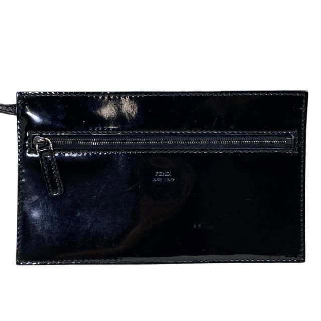 Fendi Toujours Handbag Tote Shoulder Wool Grey with Pouch — view 7