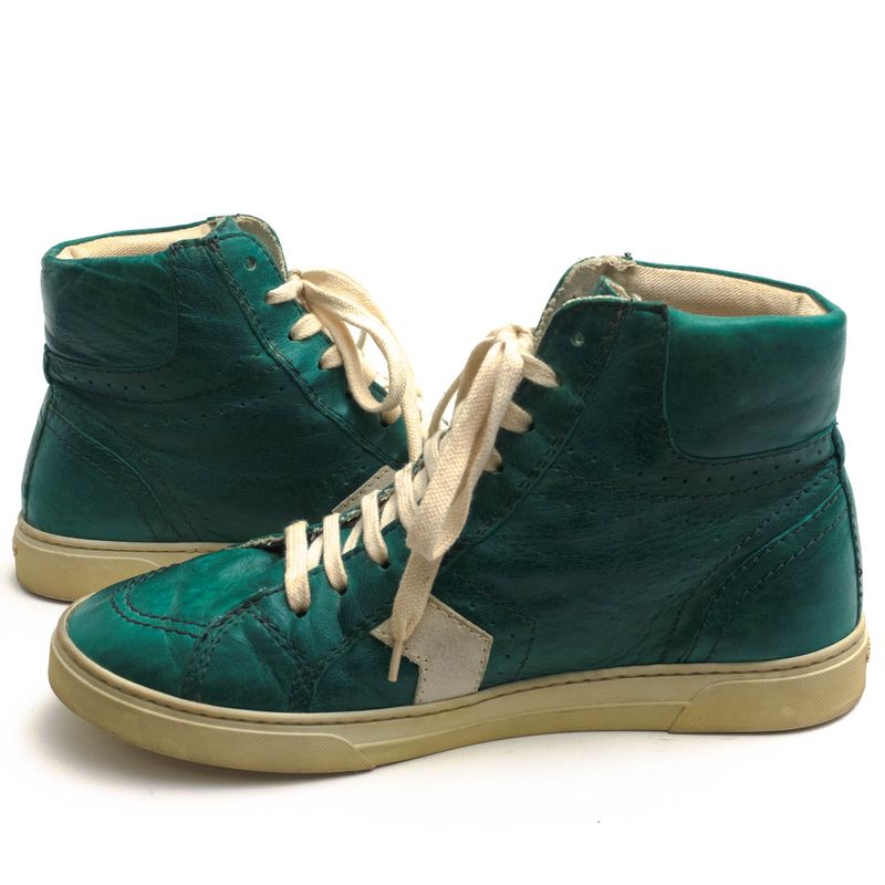 Yves Saint Laurent Shoes Sneakers High Cut Men Leather — view 3