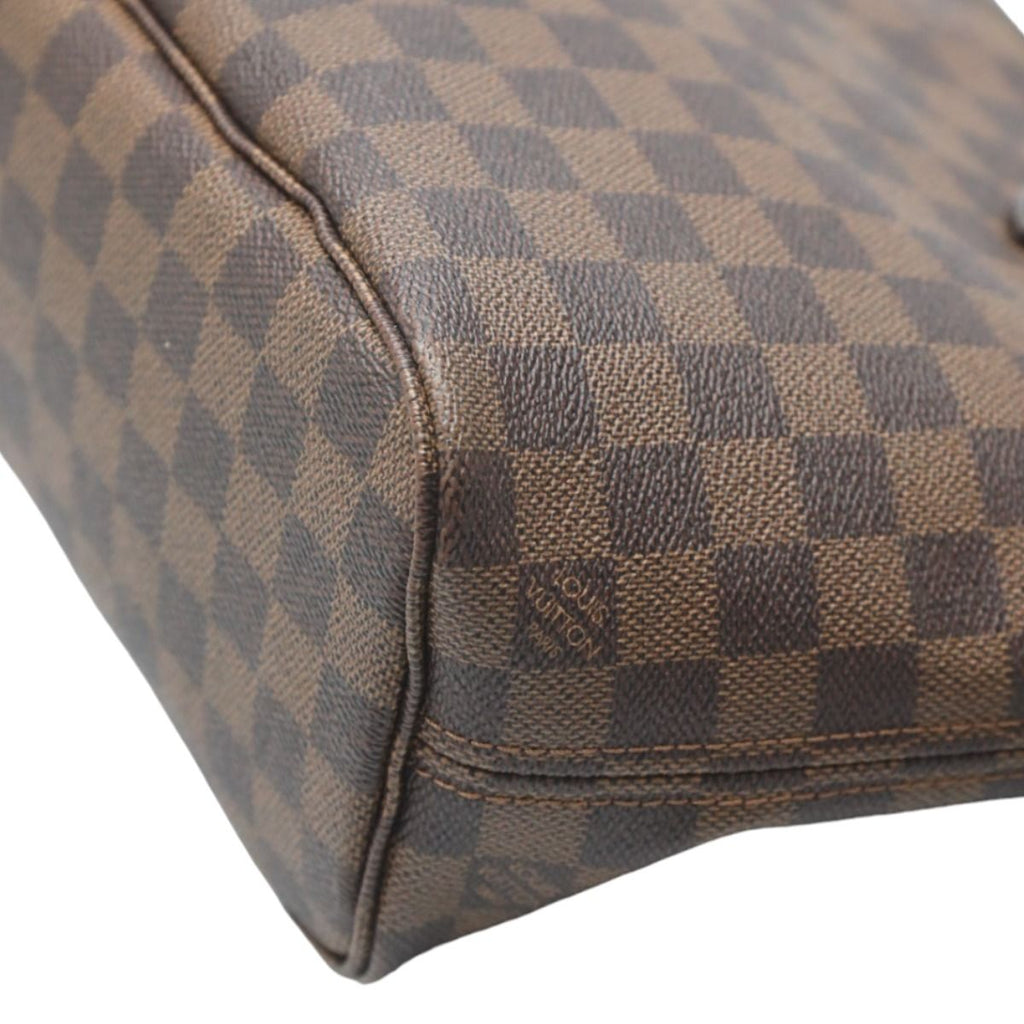 Louis Vuitton Damier Handbag Neverfull PM Brown — view 7