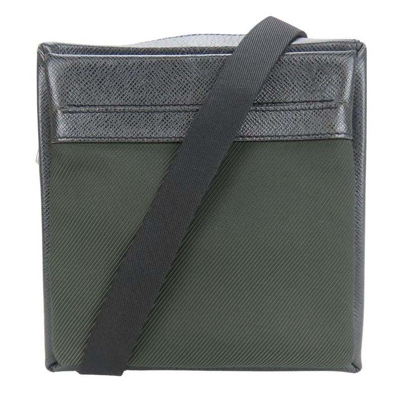 Louis Vuitton Shoulder Bag Sayan Taiga Ardoise Dark Moss Green Crossbody