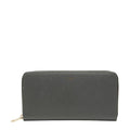 Celine Zip Around Wallet Gray Leather