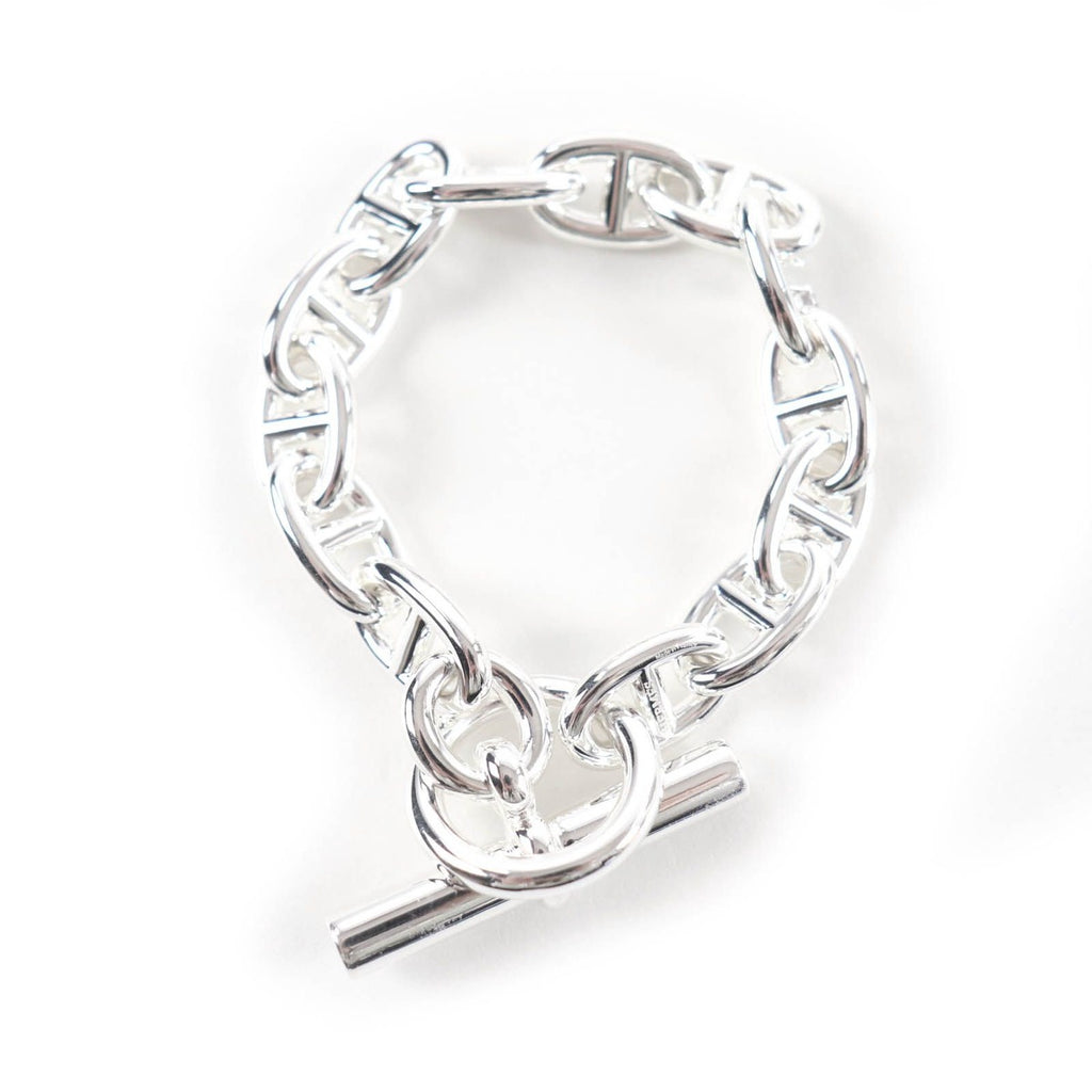 Hermes Chaine D'ancre MM 13 Links Bracelet Silver — view 2