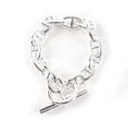 Hermes Chaine D'ancre MM 13 Links Bracelet Silver — view 2