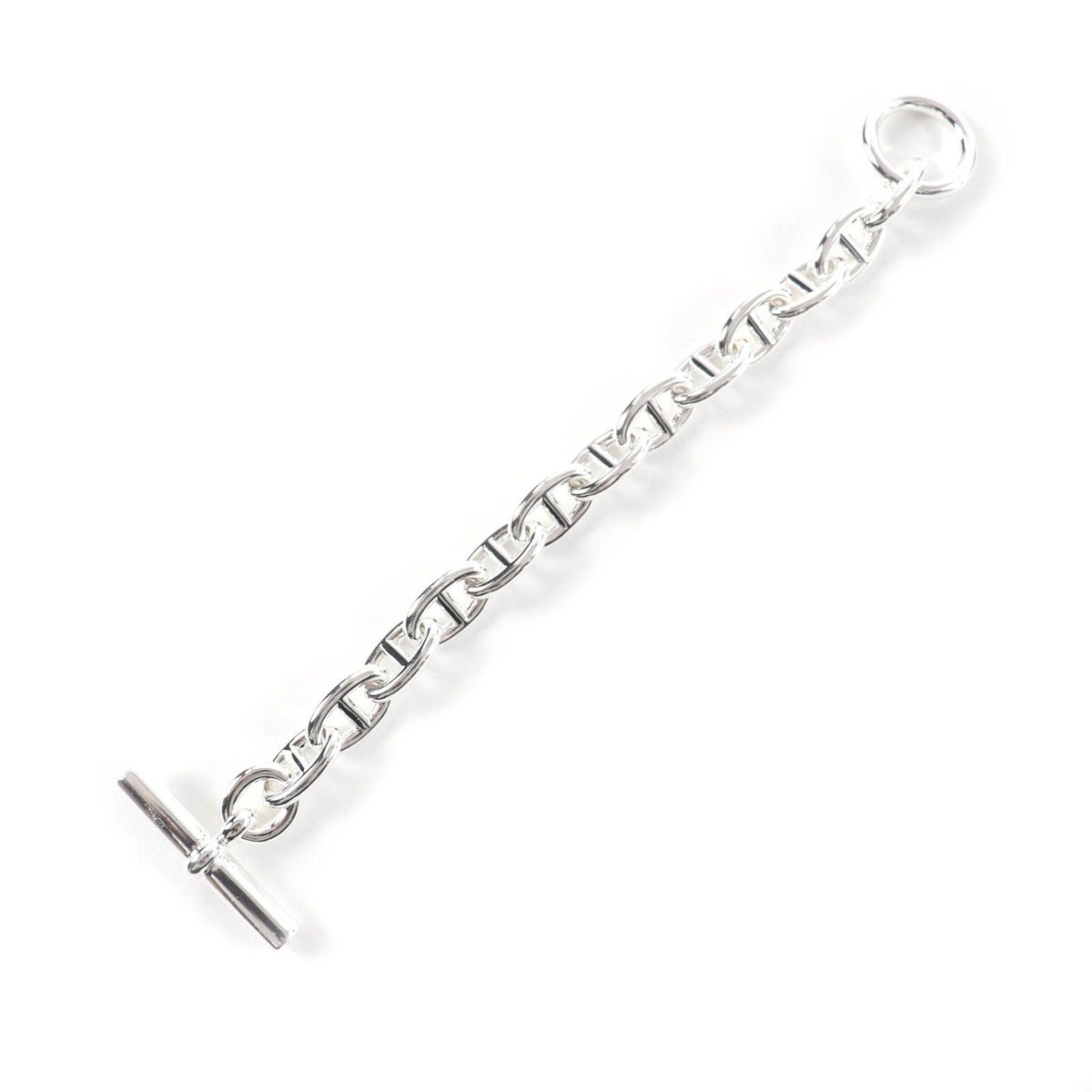 Hermes Chaine D'ancre MM 13 Links Bracelet Silver — view 3