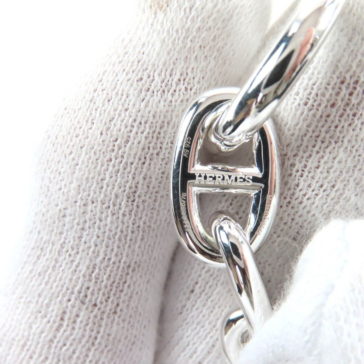 Hermes Chaine D'ancre MM 13 Links Bracelet Silver — view 6