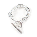 Hermes Chaine D'ancre MM 13 Links Bracelet Silver