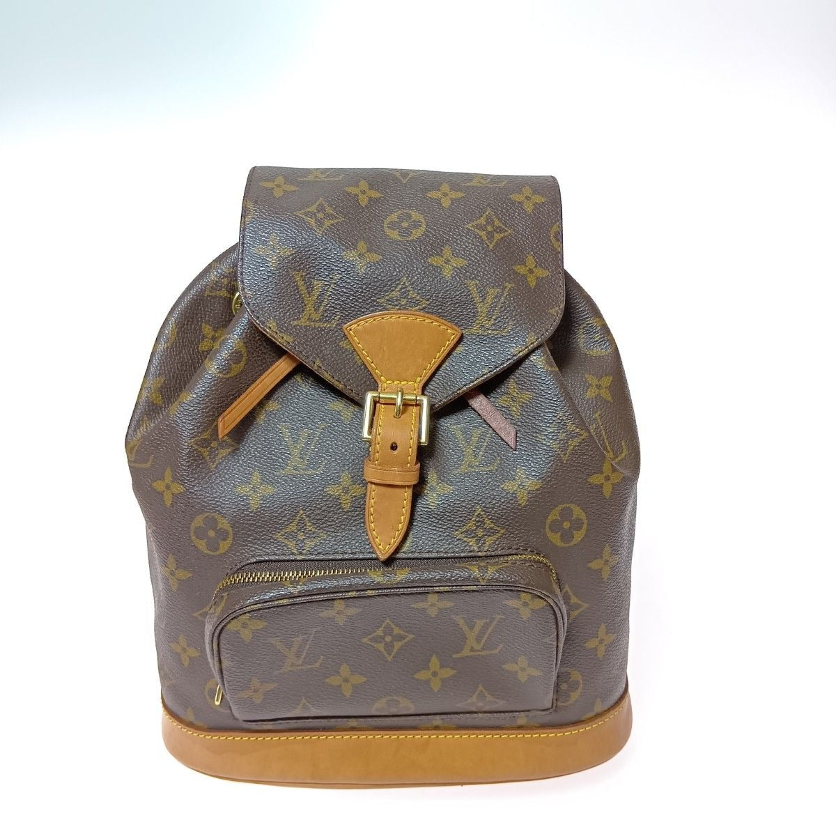 Louis Vuitton Monogram Montsouris Middle Backpack Brown