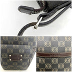 Loewe Shoulder Bag Gray Brown Anagram with Pouch — view 7