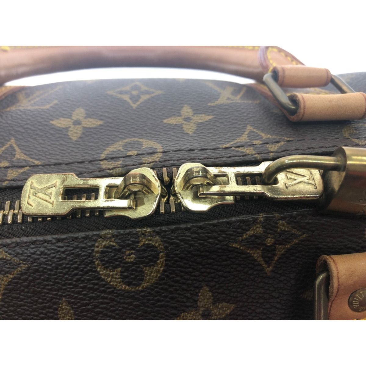 Louis Vuitton Boston Bag Monogram Keepall 50 key Miss Ing Brown — view 5