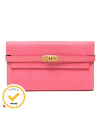 Hermes Wallet Gold Kelly