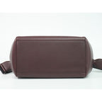 Bottega Veneta Intrecciato 2-Way Shoulder Bag Pochette Leather Bordeaux — view 3