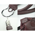 Bottega Veneta Intrecciato 2-Way Shoulder Bag Pochette Leather Bordeaux — view 6