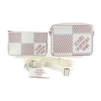 Louis Vuitton Trio Messenger Shoulder Bag Leather Bronze White Multicolor