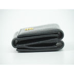 Gucci Petit Marmont Trifold Wallet Compact Leather Black — view 4
