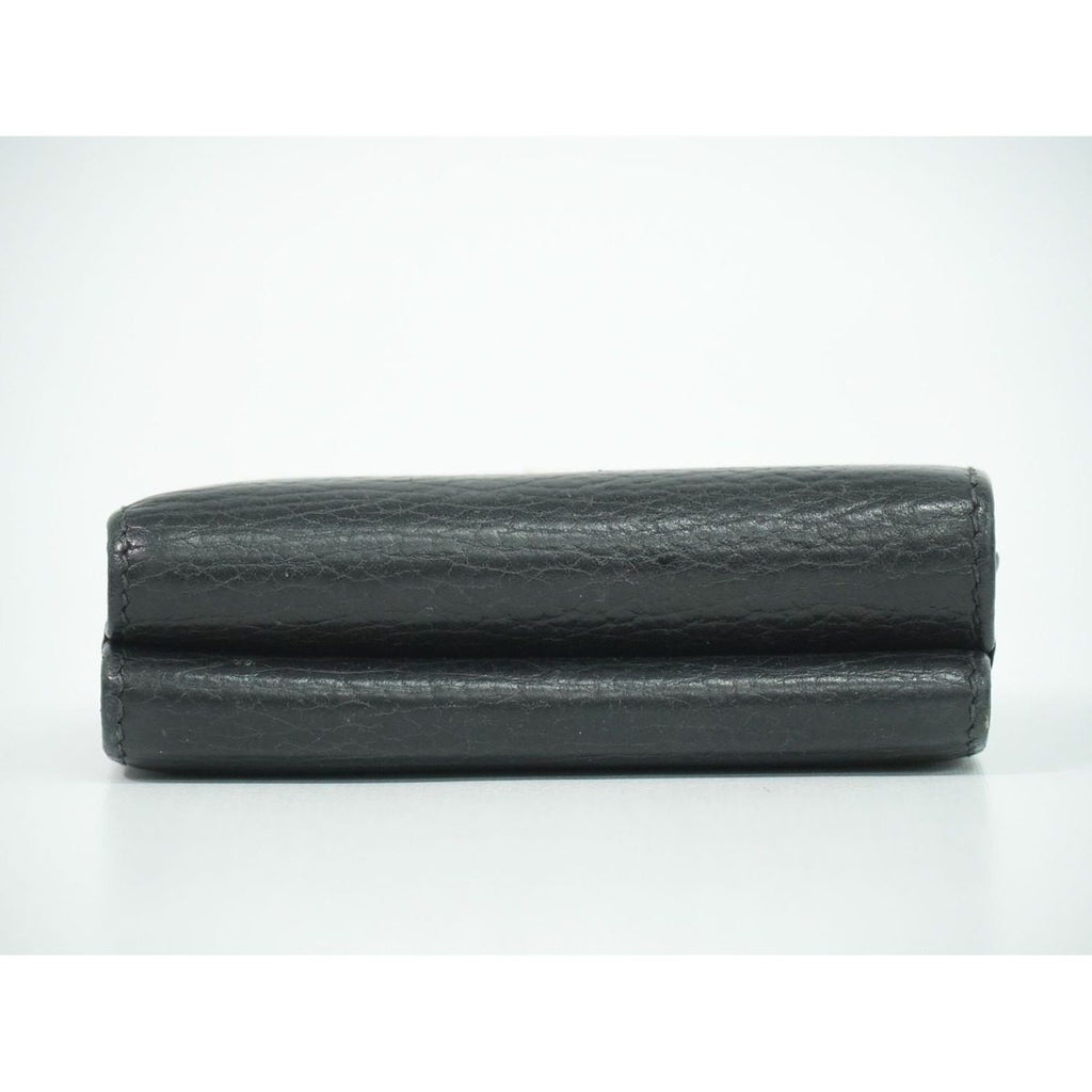 Gucci Petit Marmont Trifold Wallet Compact Leather Black — view 5