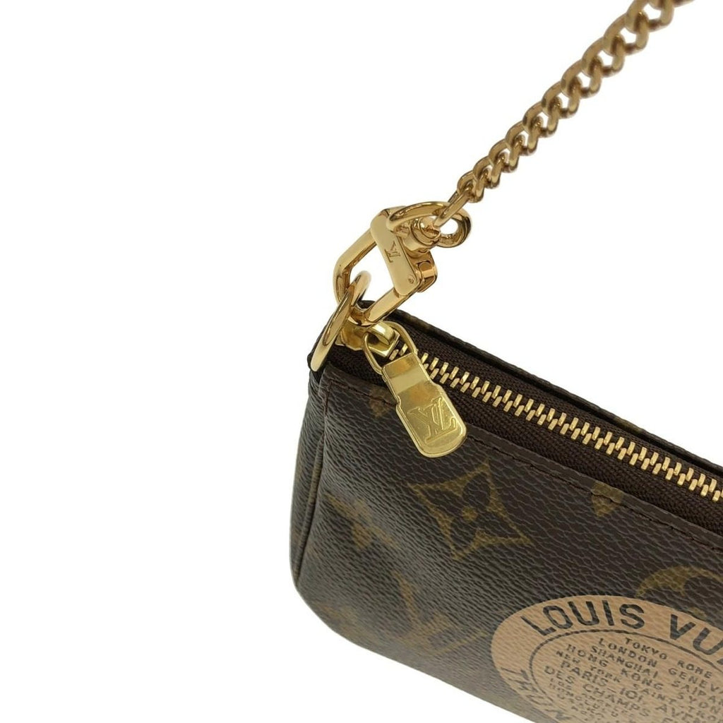 Louis Vuitton Monogram Mini Pochette Pouch — view 5