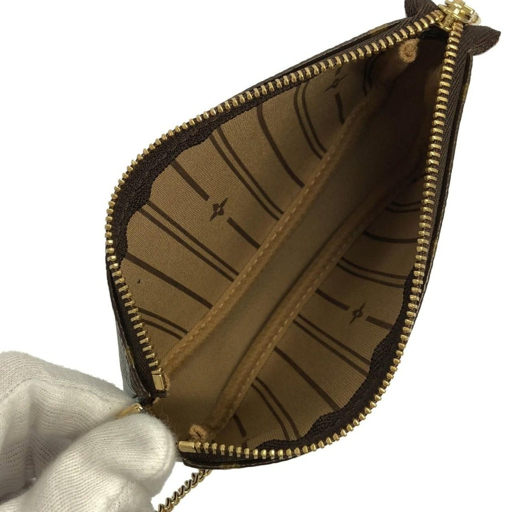 Louis Vuitton Monogram Mini Pochette Pouch — view 8