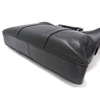 Celine Business Bag Macadam Briefcase Black Leather Vintage M09 Silver — view 3