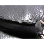 Celine Business Bag Macadam Briefcase Black Leather Vintage M09 Silver — view 5