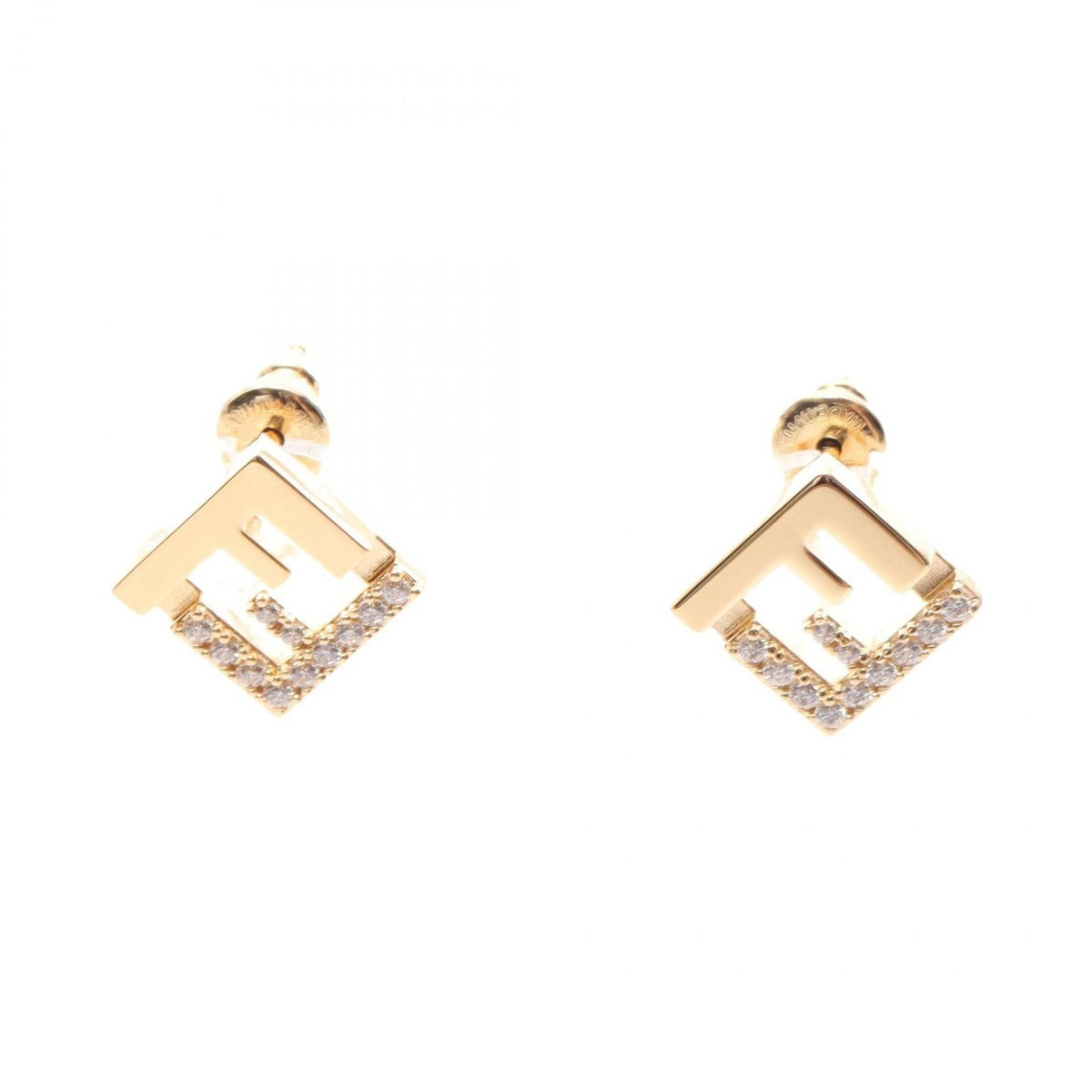 Fendi Earrings Forever Gold