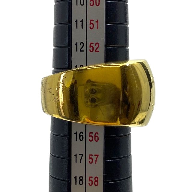 Celine Triomphe Ring Accessories Jewelry Logo GP Gold Size 54 — view 9