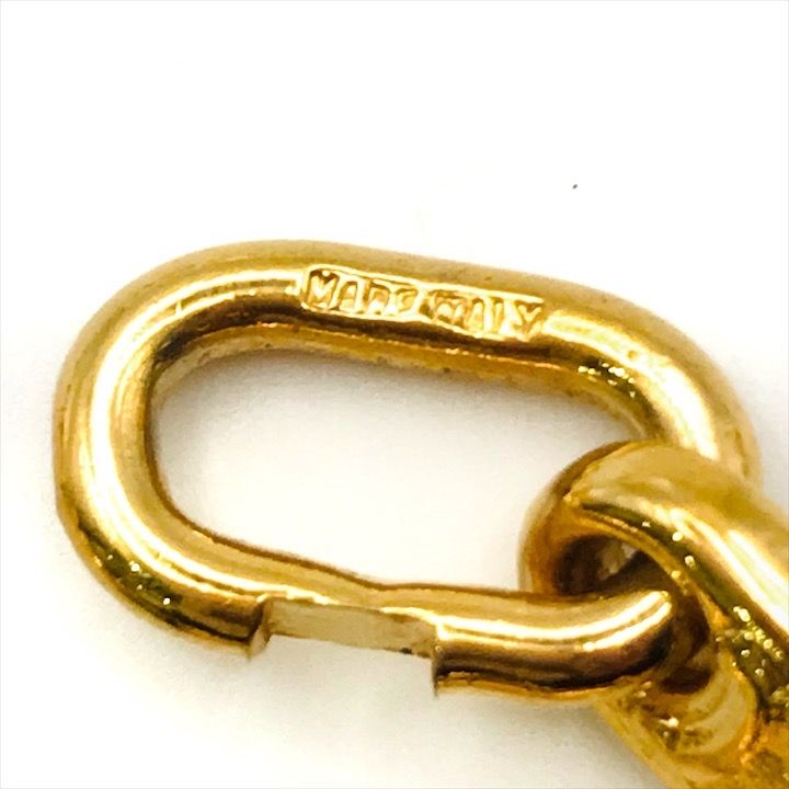 Celine Triomphe Long Chain Necklace Gold — view 7