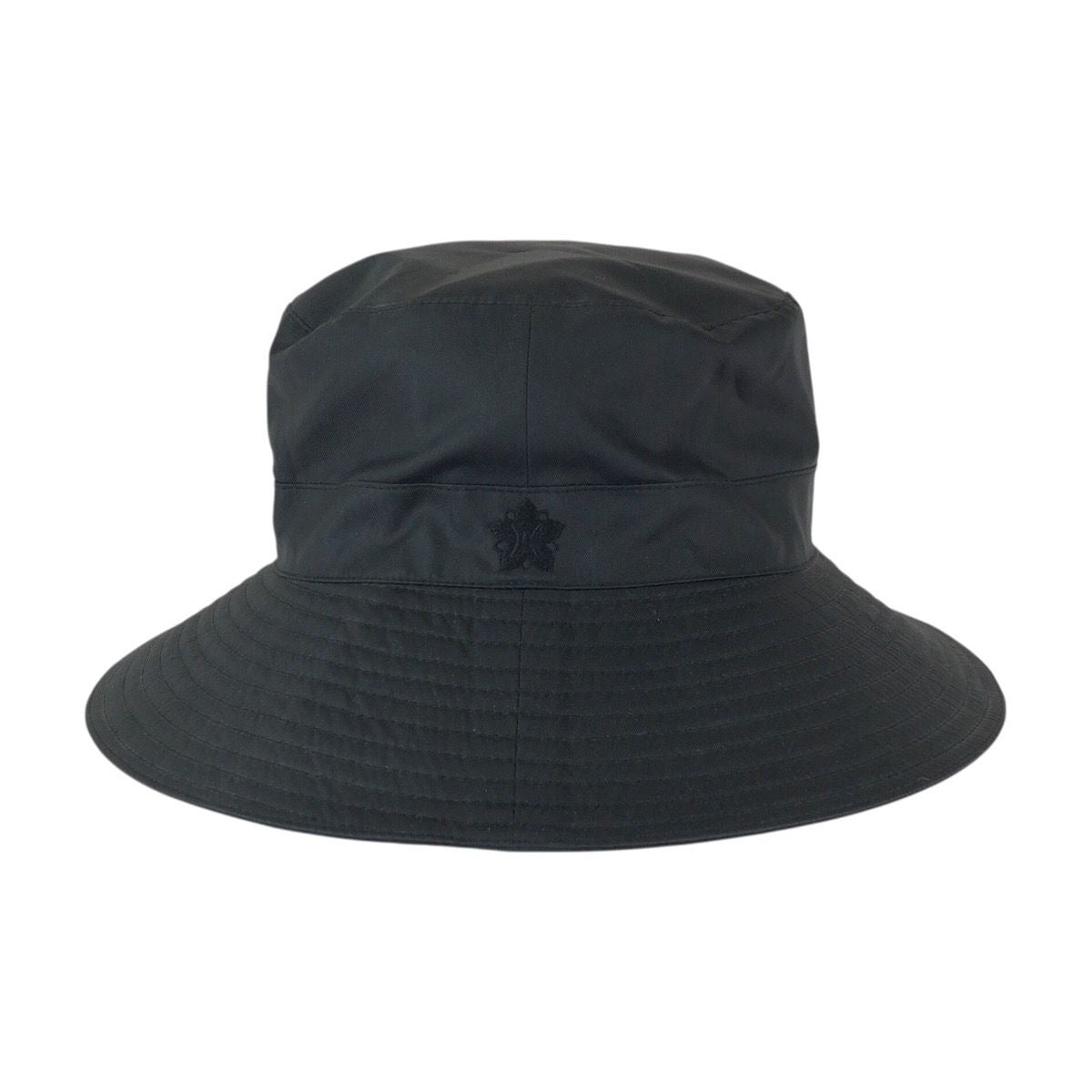 Hermes Black Silk Bucket Hat Noir