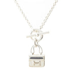 Hermes 925 Constance Amulet Necklace Silver