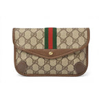 Gucci Pouch Vintage GG Plus Sherry Line Beige Brown