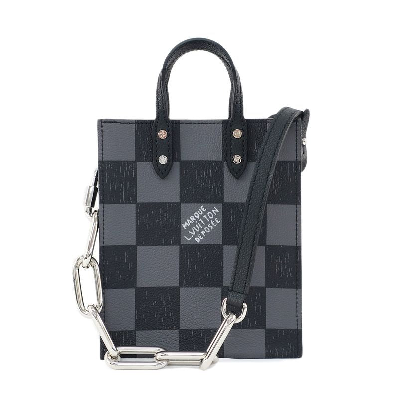 Louis Vuitton Sac Plat XS Damier Checkerboard Black — view 2