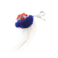 Fendi Bag Bugs Charm Key Holder Blue Pink