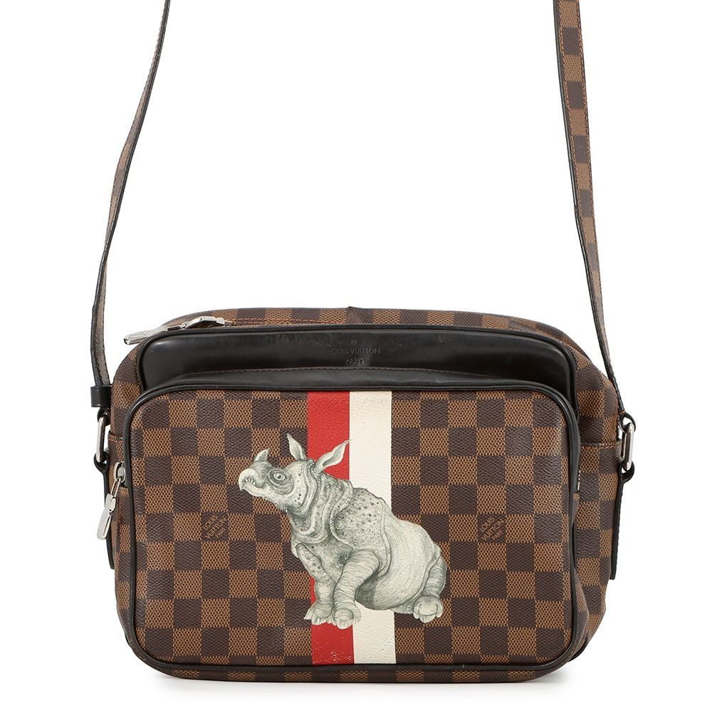 Louis Vuitton Shoulder Bag Damier Ebene Nile PM Sai Chapman Brothers Collaborati