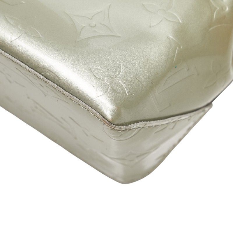 Louis Vuitton Monogram Vernis Reed PM Gris Silver Patent Leather — view 6