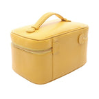 Chanel Handbag CC Logo Yellow Leather Side — view 2