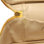 Chanel Handbag CC Logo Yellow Leather Side — view 9