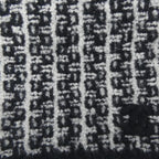 Chanel Scarf Silk Cashmere Black Gray — view 4