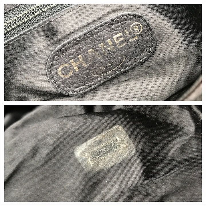 Chanel Jumbo CC Logo Mark Backpack Lambskin Black — view 9