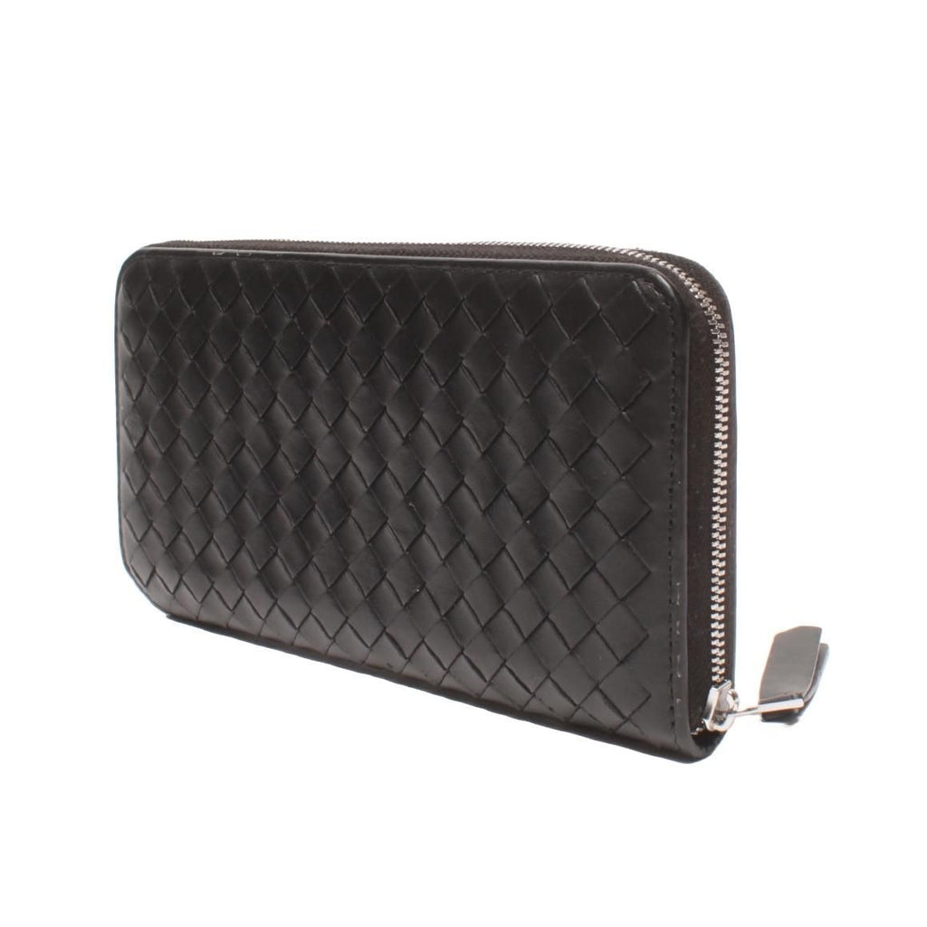 Bottega Veneta Zip Around Wallet Intrecciato — view 3