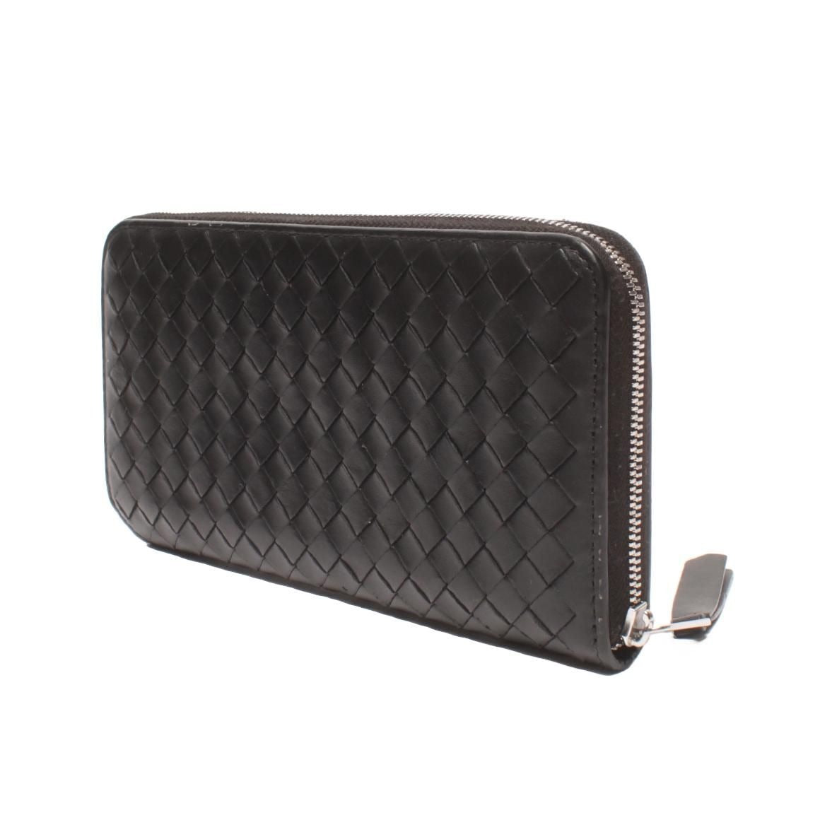 Bottega Veneta Zip Around Wallet Intrecciato — view 3