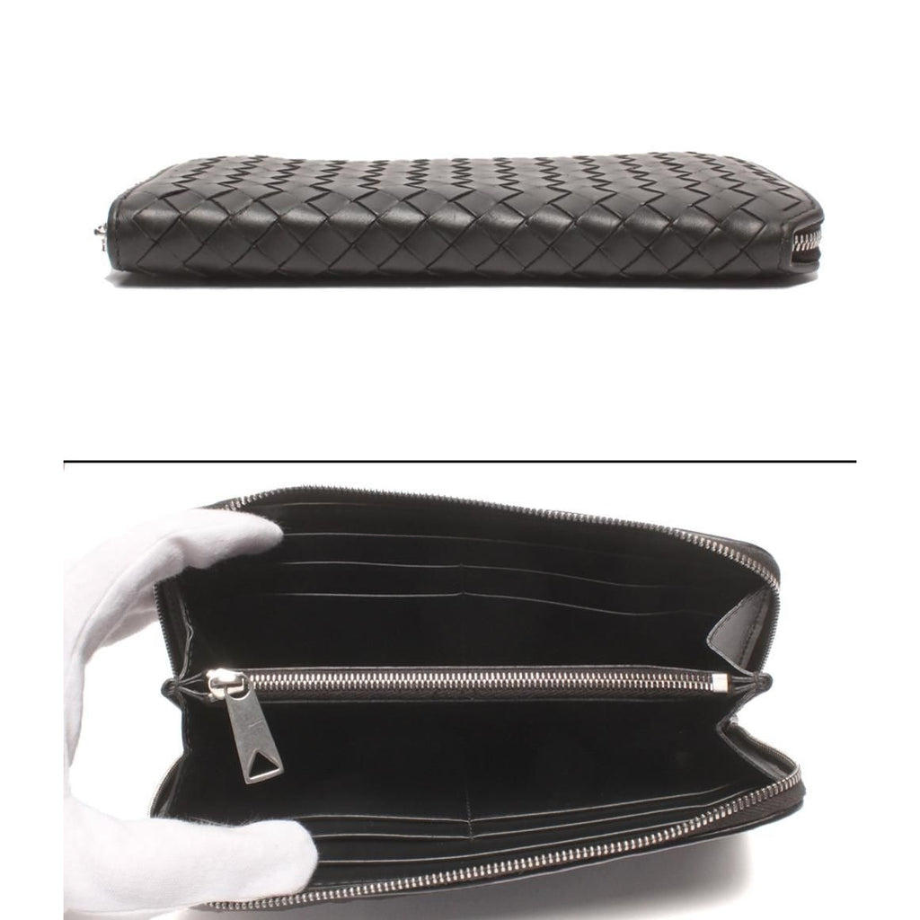 Bottega Veneta Zip Around Wallet Intrecciato — view 4