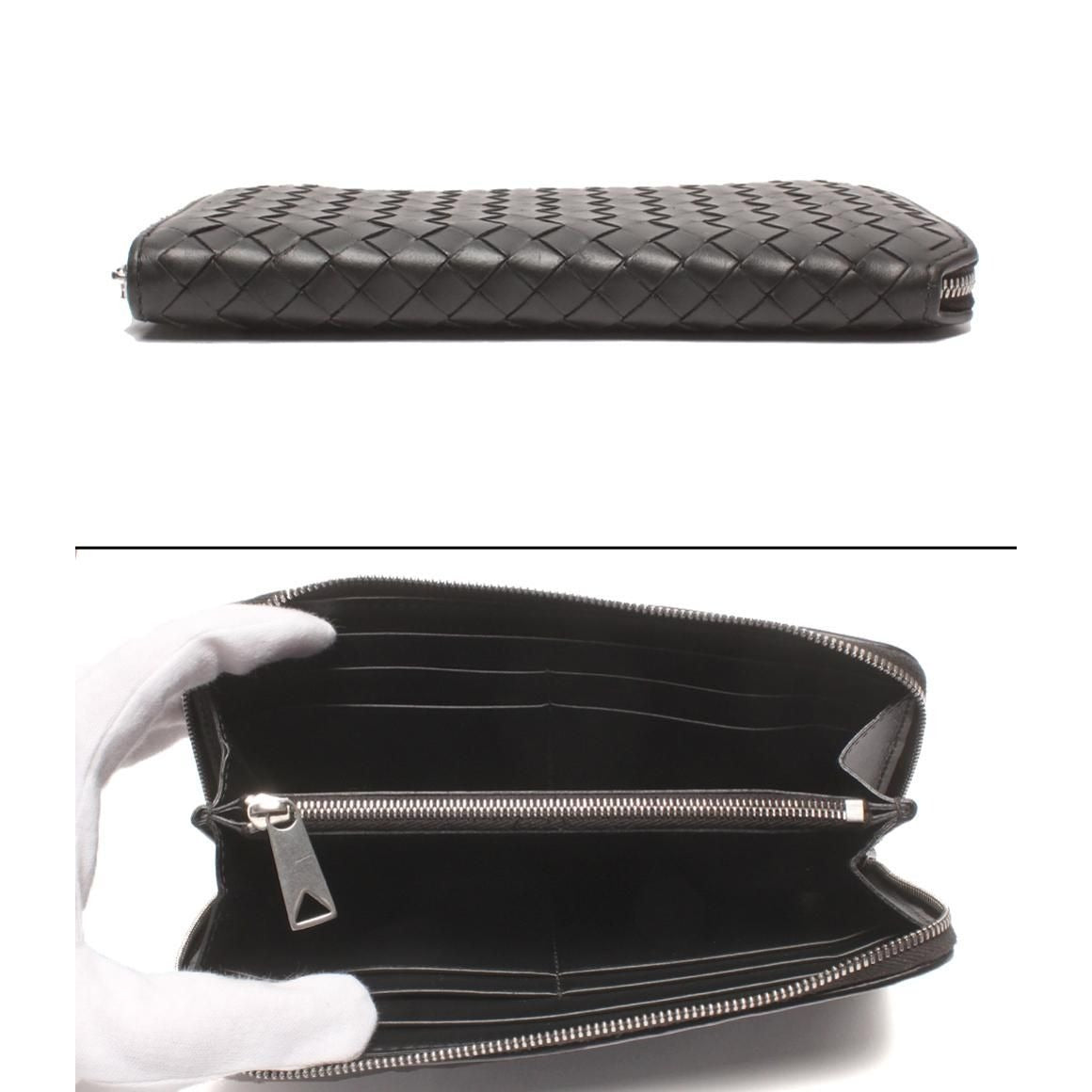 Bottega Veneta Zip Around Wallet Intrecciato — view 4