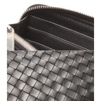 Bottega Veneta Zip Around Wallet Intrecciato — view 9