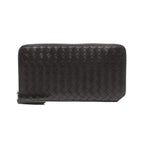 Bottega Veneta Zip Around Wallet Intrecciato