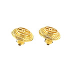 Chanel Vintage Large Earrings Coco Mark — view 3