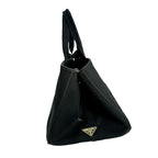 Prada Large Canapa GM Tote Bag Black — view 5